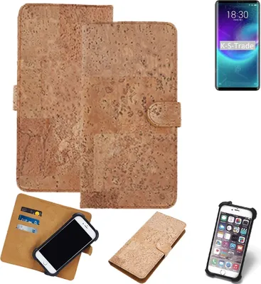Produktbild von K-S-Trade Hülle kompatibel mit Meizu Zero  Kork Handyhülle Cover  Schutzhülle TPU Case Bumper in Hellbraun, (1x)