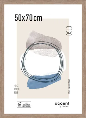 Produktbild von accent by nielsen Holz Bilderrahmen Oslo, 50x70 cm, Eiche