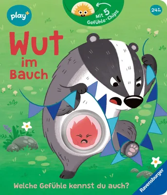 Produktbild von Play+ Mein lustiges Spielbuch Wut im Bauch - ab 2 Jahre
