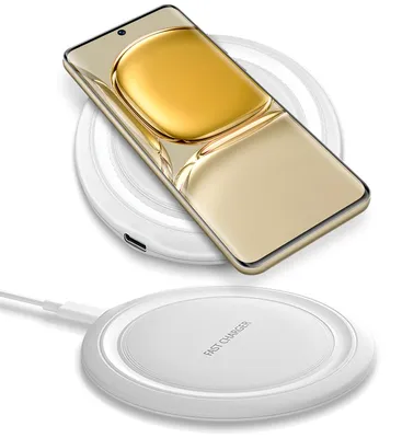 Produktbild von QI Wireless Ladegerät für Huawei P50 Pro Plus Charger Induktive Ladestation 15W