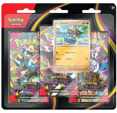 Image de Pokémon TCG Méga-Évolution Pitch Black coffret de 3 boosters blister