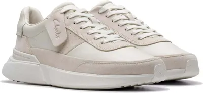 Image de Clarks Hommes Baskets CL26179691 Couleur : Blanc Taille : 41