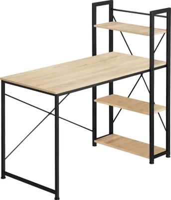 Zdjęcie produktu dla tectake® Biurko komputerowe Hershey 122 x 61 x 120 cm