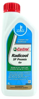 Produktbild von Castrol Radicool SF Premix Go Kühlerfrostschutz (-38 °C) gebrauchsfertig 1 Liter (1601ED)