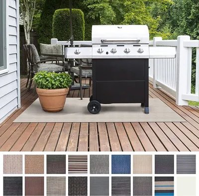 Produktbild von Grillschutzmatte Palermo BBQ Grillmatte Grillteppich Grillunterlage schwer entflammbar 90x120 cm