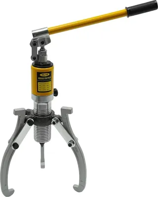 Produktbild von Hydraulischer Radnaben-/Lager-/Zahnradabzieher - 3-Backen - 15 t - 180 mm Spannweite - Werkzeugset