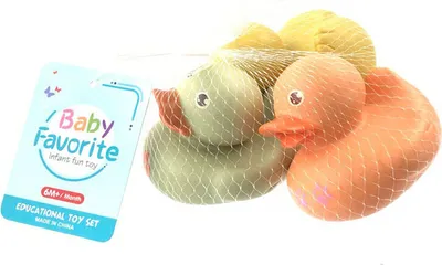 Produktbild von Pastellfarbene Badeenten, 3 Stück.