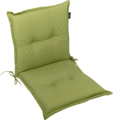 Produktbild von LILENO HOME Gartenstuhl Auflagen als [1er Set - Niedriglehner] in Grün - bequeme Liegen als Sitzauflagen für Gartenmöbel - Stuhlkissen für Gartenstühle und Klappstühle MAR