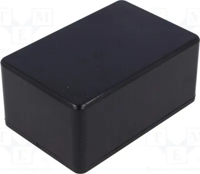 Obrázok produktu pre 1x Kryt: univerzálny, rozmer X: 56 mm, 1591, rozmer Z: 39 mm, rozmer Y: 85 mm, čierna farba, 1591LBK, univerzálny kryt
