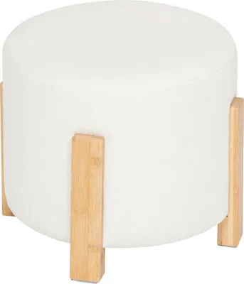 Image de Eazy Living tabouret Josette Blanc