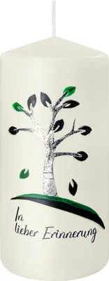 Produktbild von Trauerkerze "In lieber Erinnerung" Elfenbein 150 x Ø 68 mm