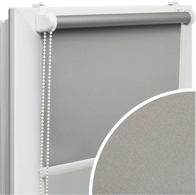 Obrázek produktu pro Voppi Roleta zatemňovací 50x150 cm šedá, Okenní Roleta Termo bez vrtání, snadná neinvazivní instalace
