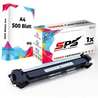 Produktbild von 1x Toner TN1050 TN-1050 Schwarz Kompatibel für Brother DCP-1612W + DIN A4 Druckerpapier 500 Blatt