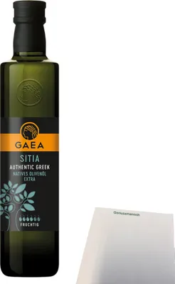 Produktbild von Gaea Olivenöl Sitia D.O.P. (500ml Flasche) + usy Block