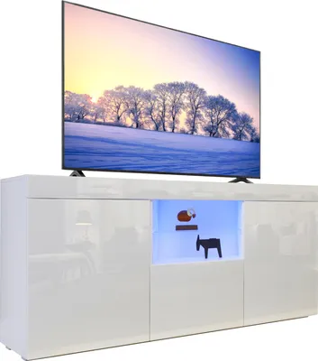 Produktbild von Dripex TV Lowboard mit LED-Beleuchtung Fernsehtisch TV Schrank, 135x70x35 cm