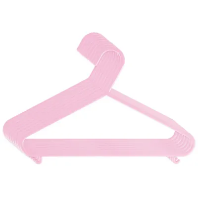 Produktbild von Bieco Kleiderbügel Kinder 8 St. Rosa | Länge ca. 30 cm | Baby Kleiderbügel | Kunststoff Kleiderbügel Kinder Baby | Baby Organiser Für Kleiderschrank | Kleiderbügel Baby | Baby Clothes Hangers