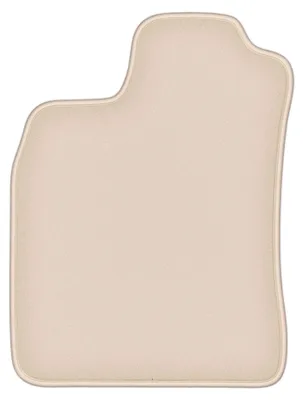 Produktbild von DURBAN Beige Velours-Fahrerfußmatte für Renault Twingo I Schrägheck (1993-2006)