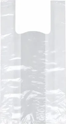 Produktbild von Hemdchen-Tragetaschen, HDPE 55 cm x 22 cm x 15 cm weiss mittel
