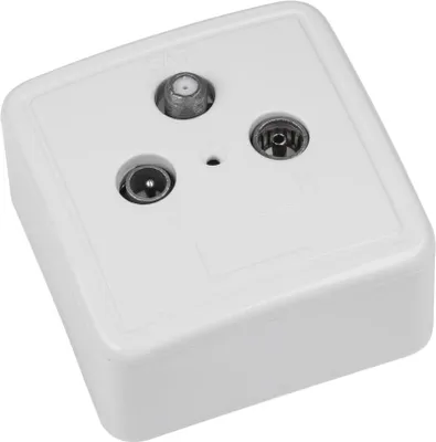 Productafbeelding van Aansluitdoos SATSD3.K / FD6SET TV+R+SAT, behuizing + afdekking, compleet