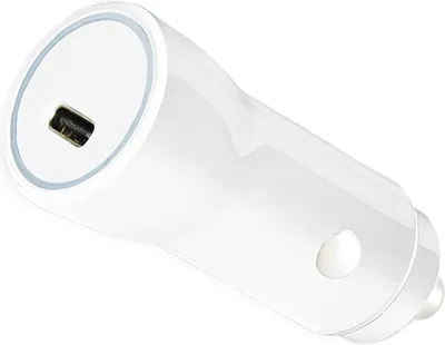 Produktbild von ER POWER 20W USB-C PD Autoladegerät - weiß