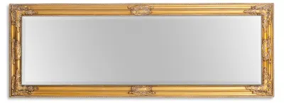 Produktbild von Eleganter Barock Spiegel BESSA 140x50cm gold-antik Holzrahmen