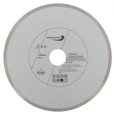 Obrázek produktu pro PRODIAMANT Diamantový řezací kotouč na dlaždice 200 mm x 30 mm