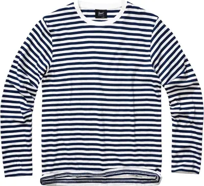 Produktbild von Brandit Langarmshirt Herren Ringelshirt Longsleeve navy/weiß L