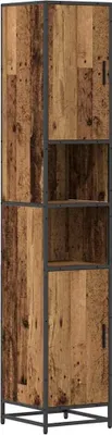 Immagine prodotto di vidaXL Set di mobili da bagno in legno recuperato 35 x 37,5 x 188,5 cm Materiale a base di legno