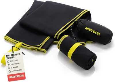 Imagen del producto de Toalla de microfibra XL para fitness, 110x175 cm, de secado rápido, ideal para deportes y sauna