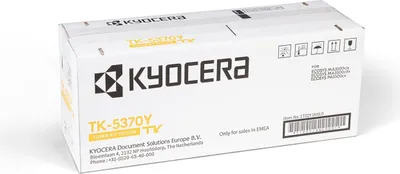 Produktbild von Kyocera TK-5370Y Toner Yellow. Toner Drucker kompatibel für PA3500cx, MA3500cix und MA3500cifx. Original Tonerkartusche für bis zu 5000 Seiten