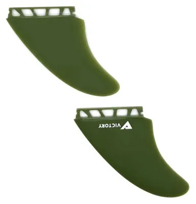 Obrázok produktu pre Victory Fiberglass Twin 5.5 Futures plutva zelená  zelená, univerzálna veľkosť