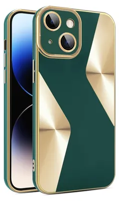 Produktbild von Für Apple iPhone 15 Electroplating Silikon TPU Handy Hülle mit Kamera Schutz