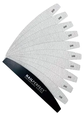 Produktbild von Nail Perfect – Hygienefeilen, Set mit 10 Stück + Nagelbettformer