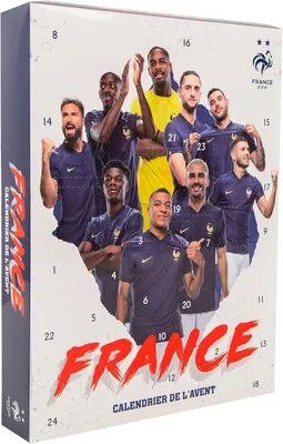 Produktbild von Cinereplicas – Adventskalender der französischen Fußballnationalmannschaft 2024 – Offizielle Lizenz