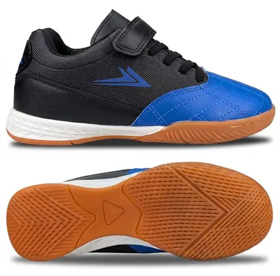 Produktbild von Jungen Klettverschluss Hallenschuhe Sportschuhe Fußballschuhe in Blau Pancallo Gr.32