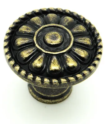 1 Griff / Knauf für Schatullen und mehr, 32 x 25mm, antikbronze