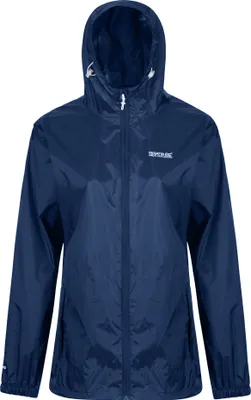 Produktbild von Regatta dámská bunda do deště Pk It Jkt III s kapucí, nepromokavá RG3501 (40 DE) (půlnočně modrá)