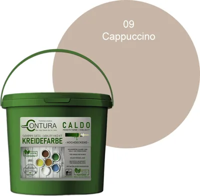 Produktbild von Contura BeGreen 1Kg. Kreidefarbe Shabby Chic Möbellack - 09 Cappuccino
