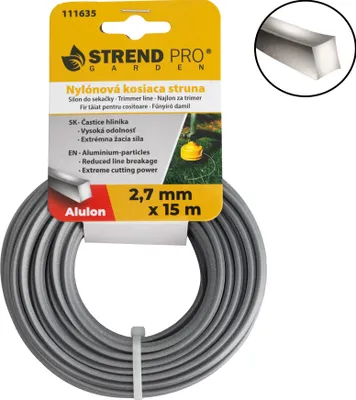 Produktbild von Trimmerfaden Alulon ADQ 2,7 mm, L-15 m, eckig 10 Stück