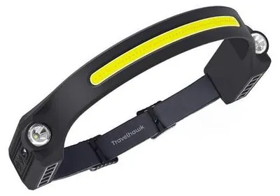 Produktbild von Travelhawk Hoofdlamp Oplaadbaar – LED Hoofdlamp met Bewegingssensor