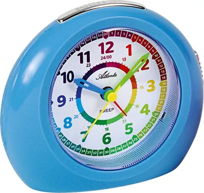 Produktbild von Atlanta 1967/5 Wecker für Kinder Kinderwecker Quarz analog blau mit Licht