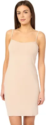 Produktbild von Merry Style Damen Unterkleid Unterrock verstellbare Träger MS10-203 (Beige, S)