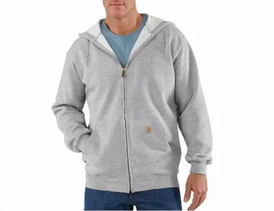 Image de Sweatshirt CARHARTT Zip Hooded Gris chiné T.L - K122-HGY-L