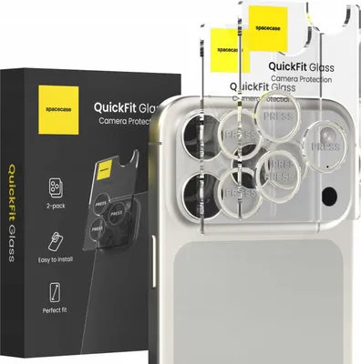 Imagen del producto de Funda Spacecase Quickfit para cámara de iPhone 17 Pro / 17 Pro Max, color plateado