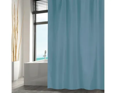 Produktbild von Duschvorhang MSV Textil 120 x 200 cm navy blue
