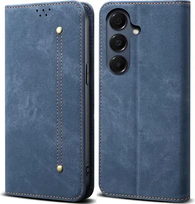 Obrázek produktu pro Pouzdro pro Samsung Galaxy A17, Kožené Peněženkové Pouzdro s Magnetickým Uzavíráním a Stojánkem modré