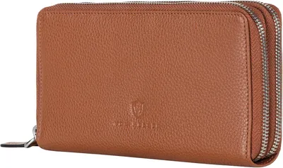 Produktbild von Leder Geldbörse mit RFID-Schutz - Portemonnaie für Damen & Herren aus echtem Leder - Wallet mit Münzfach - Geldbeutel für Frauen und Männer
