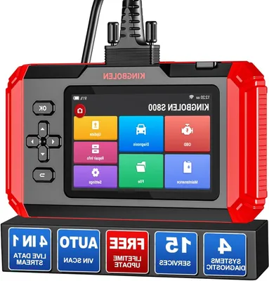 Produktbild von OBD2-Diagnosegerät – Fehlercodeauslesegerät – Autoscanner – Diagnosewerkzeug – Diagnose für 4 Systeme