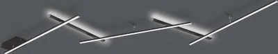 A modern LED ceiling track light with multiple adjustable light bars.