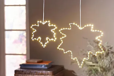 Produktbild von Weltbild LED-Hängedeko Ahorn 2er-Set